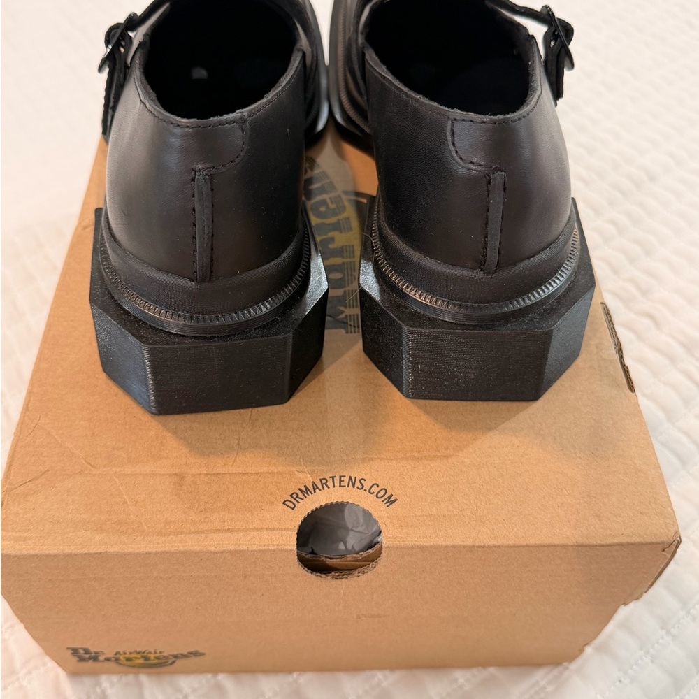 Dr. Martens Black Leather Mary Janes Maybole Size 10 - Picture 3 of 4